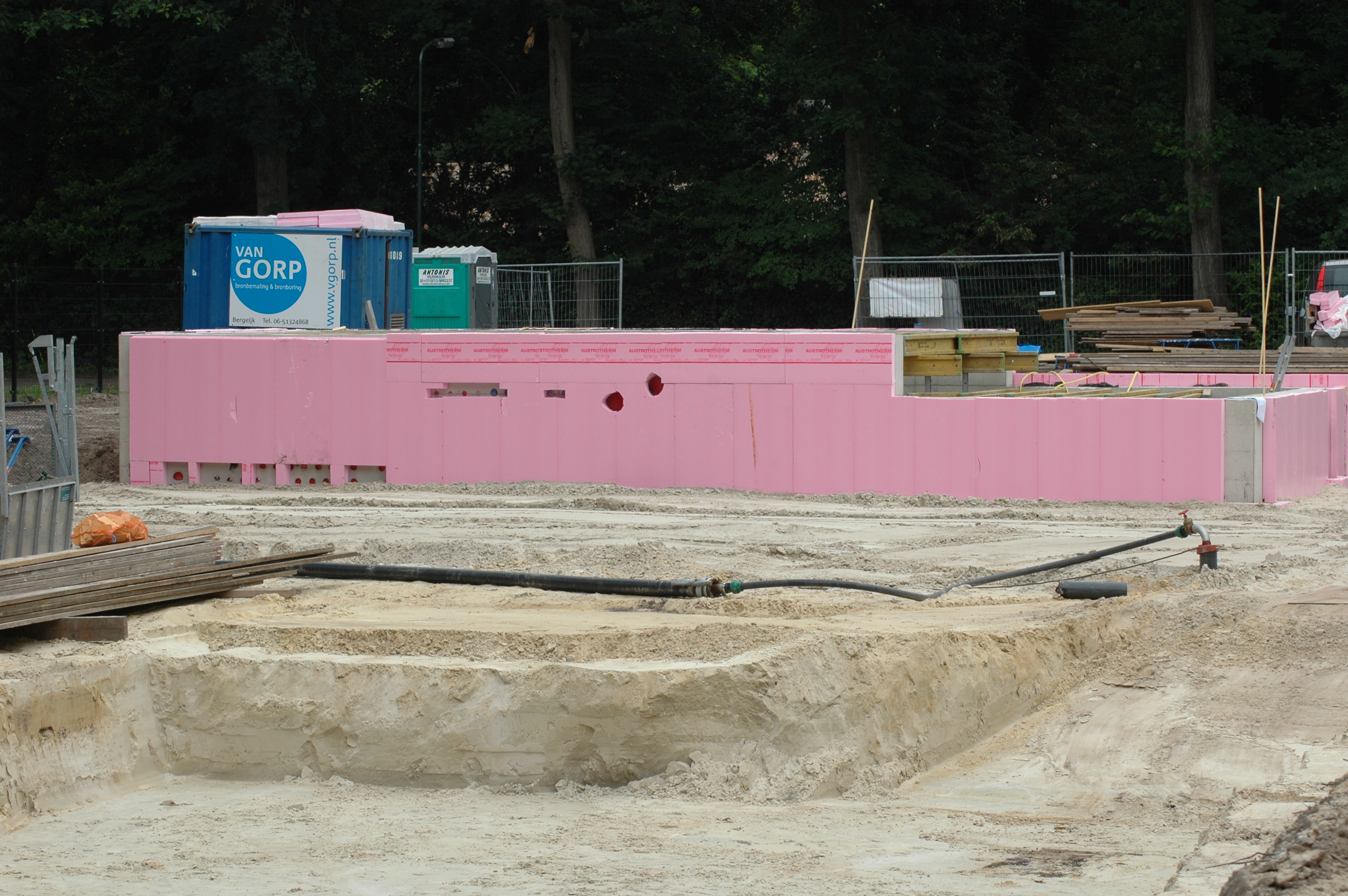 8 bronbemaling Bergeijk kelder met pompput bijgebouw en bronbemaling kelder woonhuis