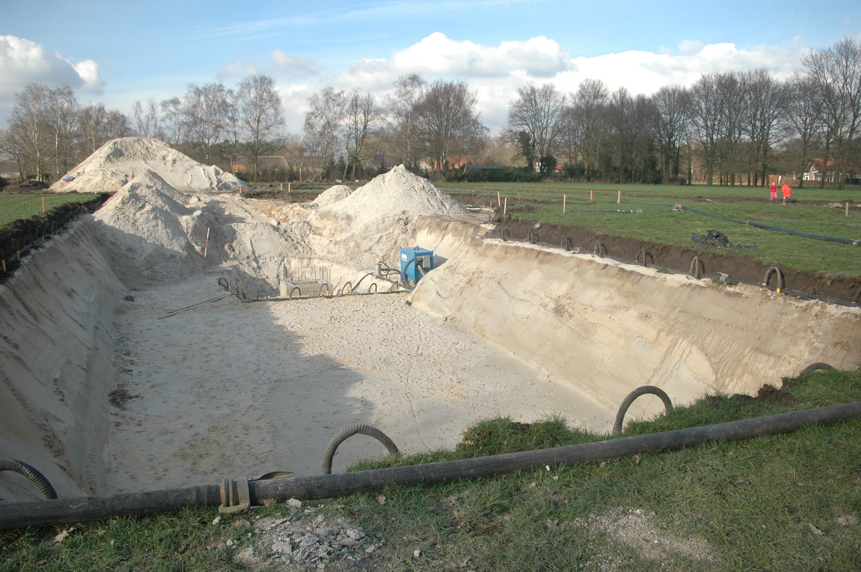 5 bronbemaling Bergeijk kelder met pompput bijgebouw en bronbemaling kelder woonhuis