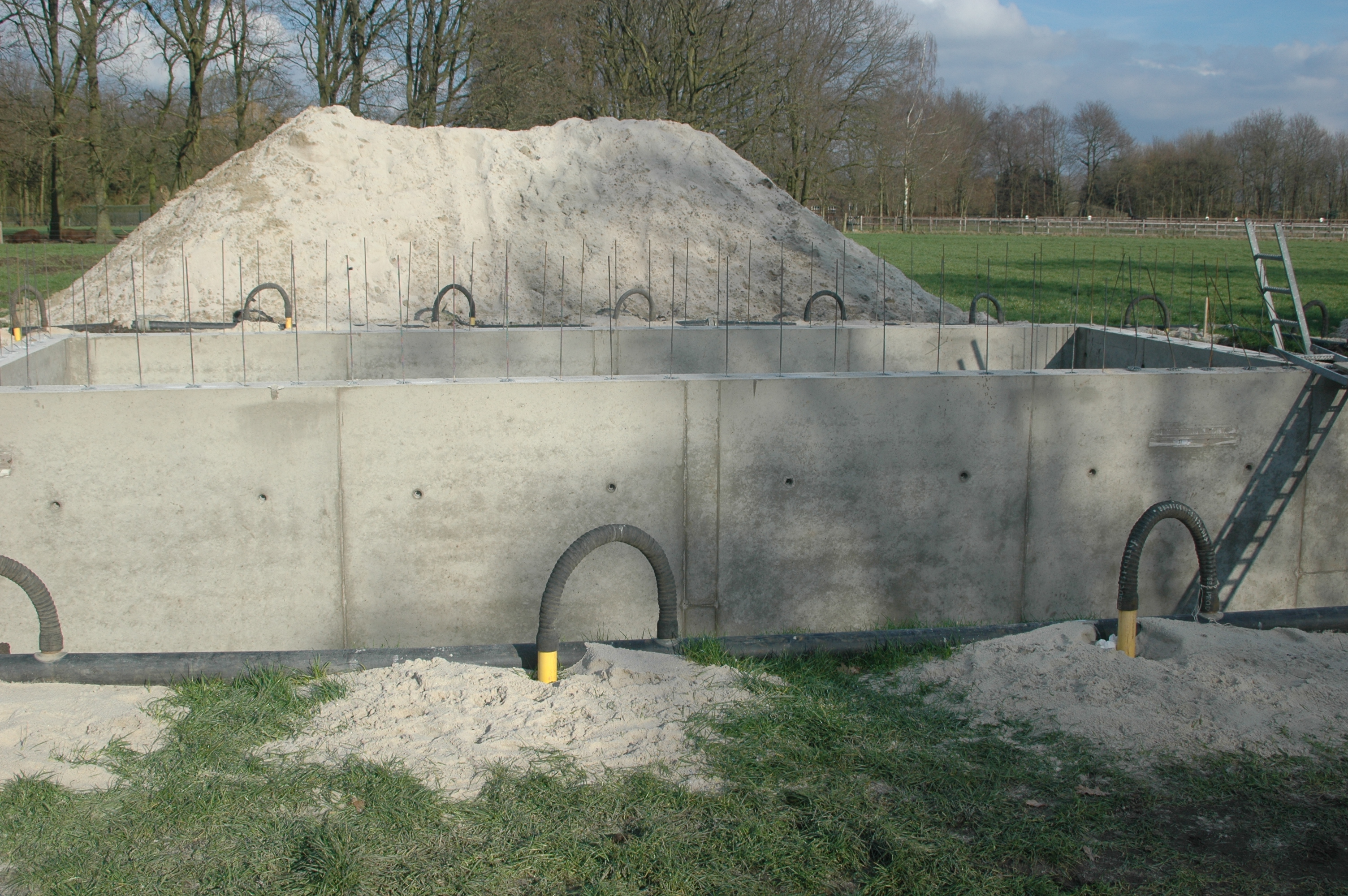 7 bronbemaling Bergeijk kelder met pompput bijgebouw en bronbemaling kelder woonhuis